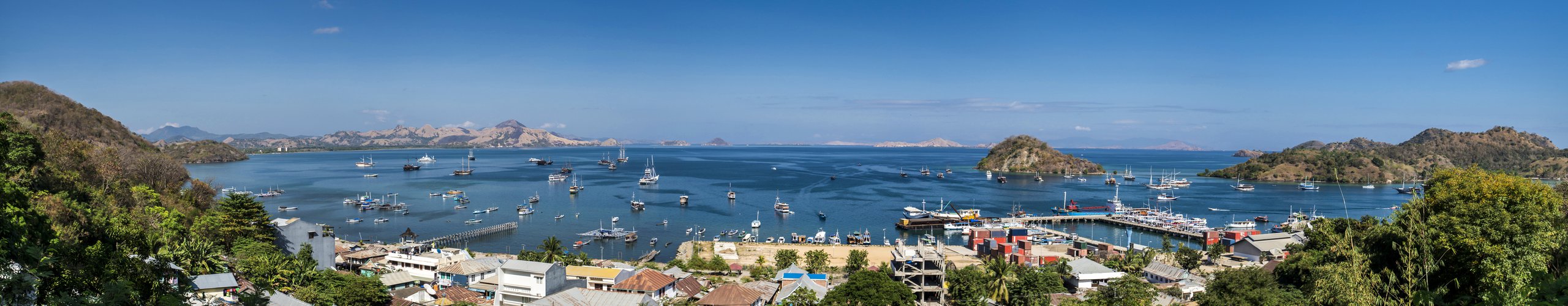 The harbour town of Labuan Bajo, gateway to Komodo National Park