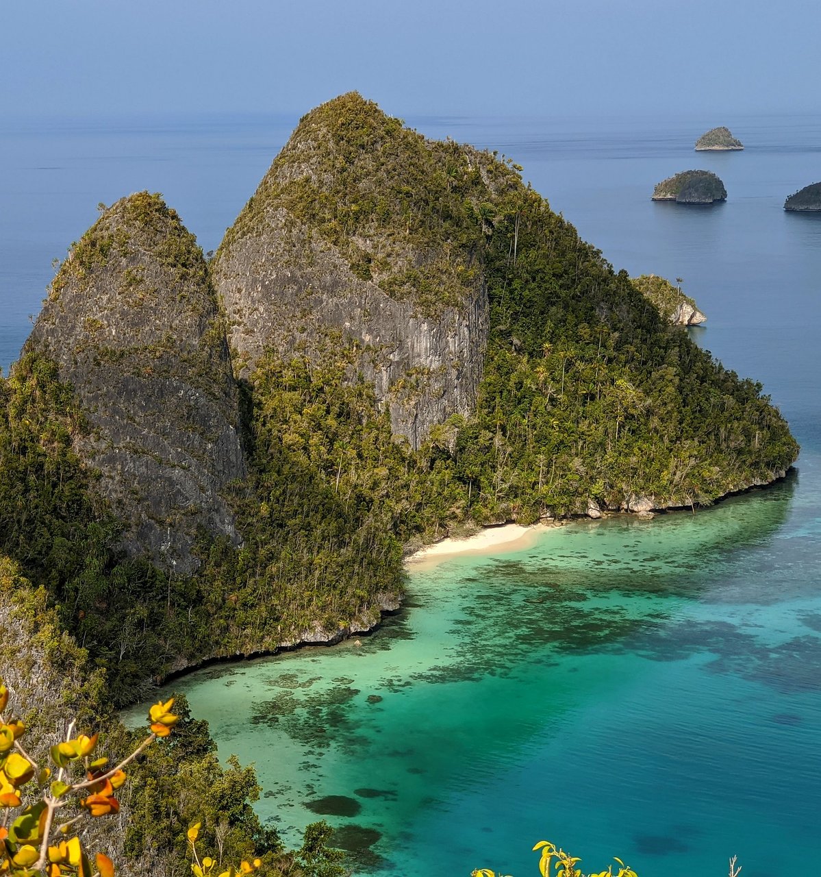 The pinnacle karst peaks of Wayag, Raja Ampat