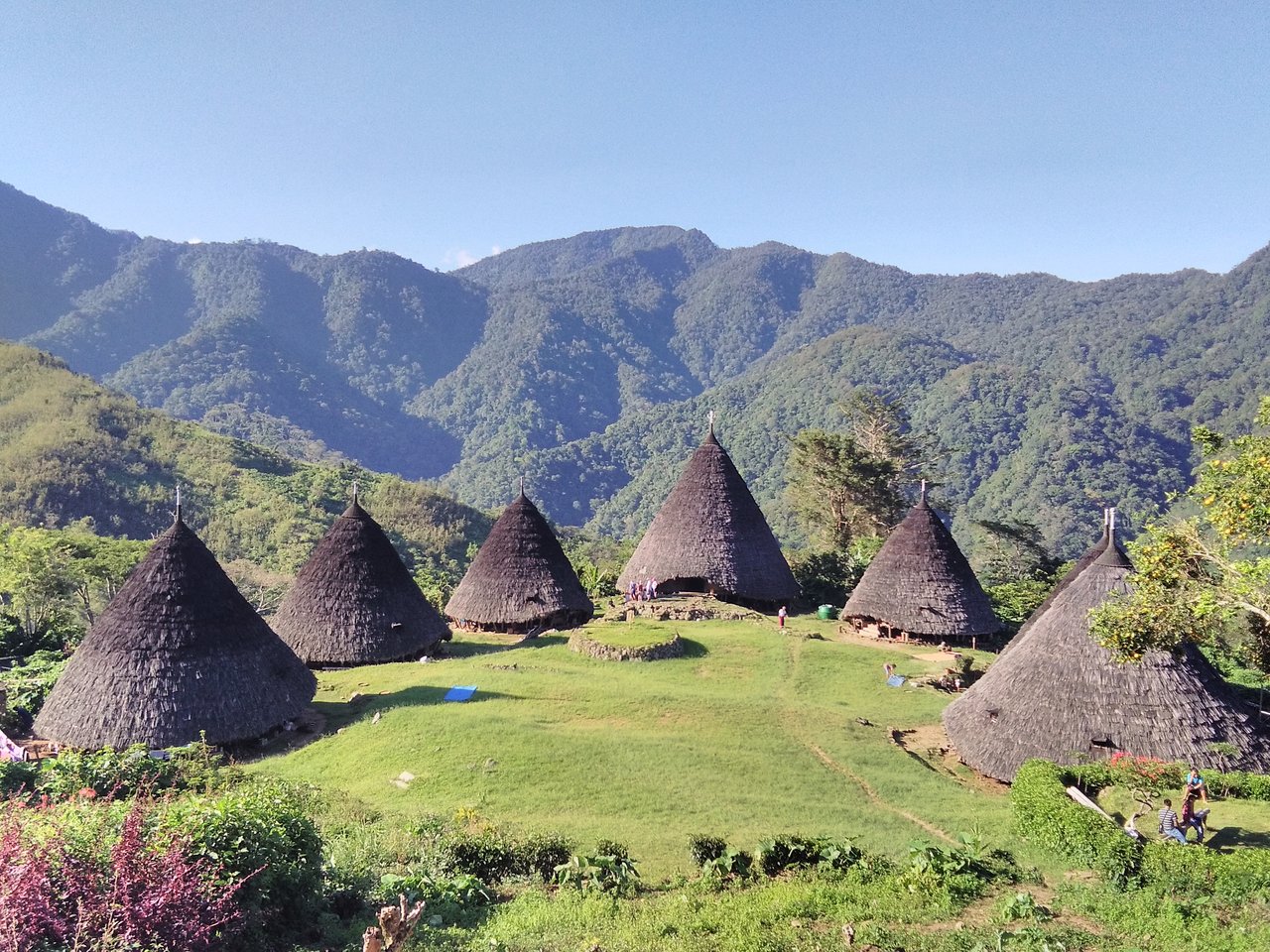 The cone-roofed traditional village of Wae Rebo, Flores